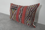 Vintage Moroccan Kilim Pillow - 15.7 x 22.8 Inches