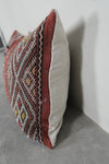 Vintage Moroccan Kilim Pillow - 15.7 x 22.8 Inches