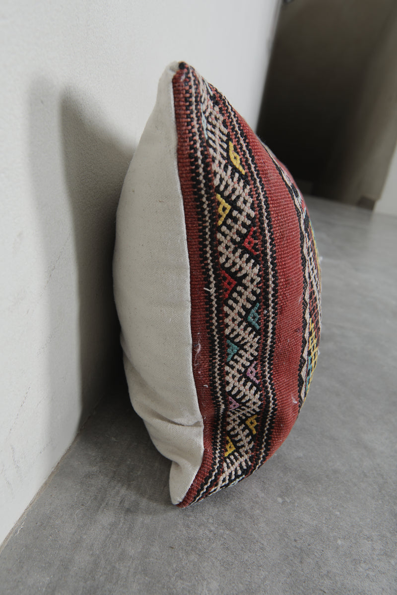 Vintage Moroccan Kilim Pillow - 15.7 x 22.8 Inches - kilim pillow