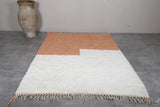 Moroccan Beni Ourain Rug - 6.1 x 9 Feet | Modern Two-Tone Design