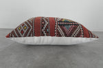 Vintage Moroccan Kilim Pillow - 15.7 x 22.8 Inches