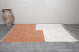 Moroccan Beni Ourain Rug - 6.1 x 9 Feet | Modern Two-Tone Design