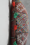 Moroccan Decorative Pillow with Tassels - 15.7 x 25.5 Inches