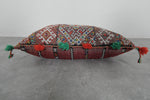 Moroccan Decorative Pillow with Tassels - 15.7 x 25.5 Inches