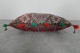 Moroccan Decorative Pillow with Tassels - 15.7 x 25.5 Inches