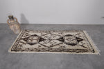 Runner Moroccan rug 2.4 X 5.7 Feet - tribal wool rug