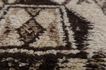 Runner Moroccan rug 2.4 X 5.7 Feet - tribal wool rug