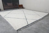 Beni ourain rug - Custom size rug - Moroccan wool rug