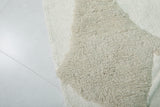 Handwoven Beni Ourain Moroccan Rug 8.3x8.4 FT - Natural Wool