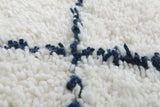 Beni ourain rug - Custom size rug - Moroccan wool rug