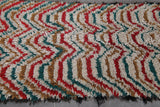 Moroccan hallway rug shag 2.8 X 5.7 Feet