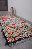 Moroccan hallway rug shag 2.8 X 5.7 Feet