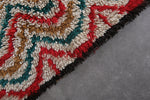 Moroccan hallway rug shag 2.8 X 5.7 Feet