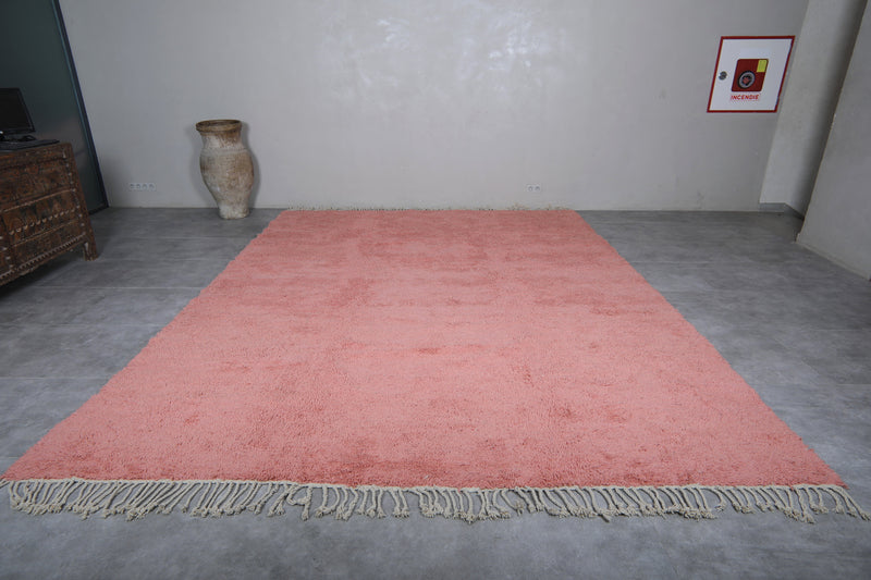 Pink Moroccan Rug - Oversized Wool | 10.2 x 13.5 Feet