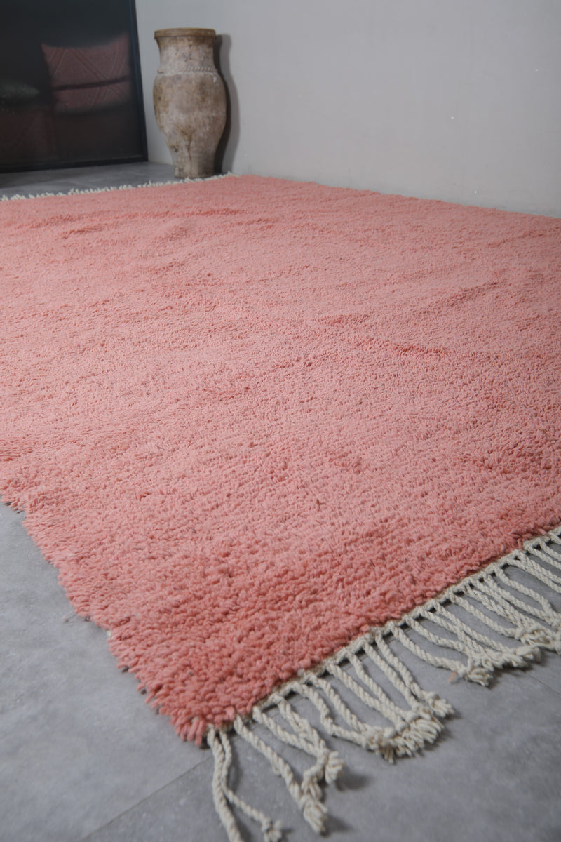 Pink Moroccan Rug - Oversized Wool | 10.2 x 13.5 Feet