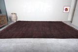 Custom Berber rug brown - Authentic handmade Beni ourain rug