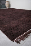 Custom Berber rug brown - Authentic handmade Beni ourain rug