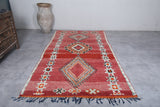 Moroccan Berber Rug Red 5.6 x 10.4 Feet – Handmade Tribal Carpet