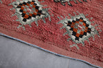 Moroccan Berber Rug Red 5.6 x 10.4 Feet – Handmade Tribal Carpet