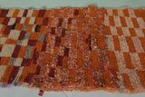 Moroccan wool rug 2.7 FT X 4.9 FT - 