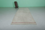 Vintage moroccan berber handwoven kilim 4.2 FT X 11.3 FT