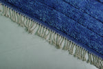 Blue Moroccan Rug - Handwoven 7.7 x 10.8 Feet | Vibrant Wool Elegance