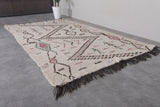 Handmade rug 4.9 x 9 Feet - designed moroccan rug