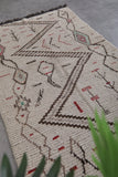 Handmade rug 4.9 x 9 Feet - designed moroccan rug