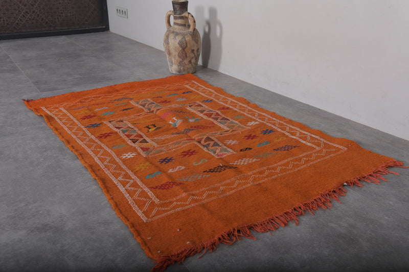 Moroccan Rug 3x4.9 FT - Vibrant Handwoven Design