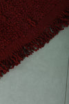 Small Berber Rug 1.7 x 3.2 ft Red Rug