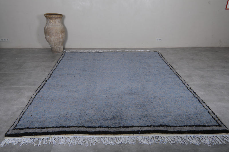 Beni ourain Moroccan Rug - Custom Berber Rug - Blue rug