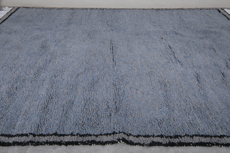 Beni ourain Moroccan Rug - Custom Berber Rug - Blue rug