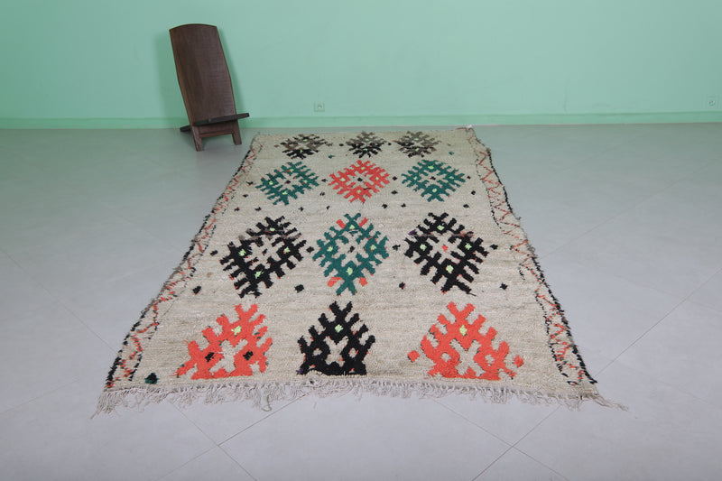 Handmade Azilal Rug 5.3 x 10.3 ft - Moroccan Wool Rug