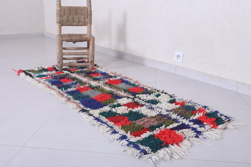 Handwoven Moroccan Berber Rug - 2 x 5.7 Feet