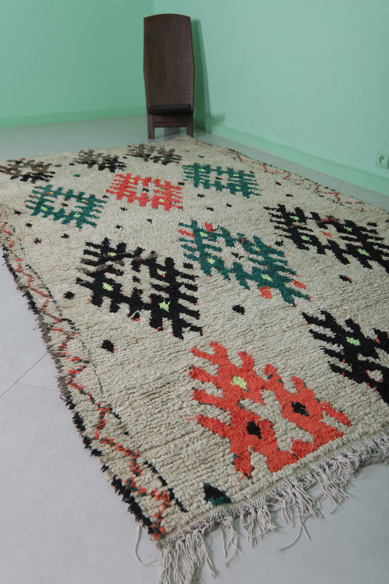 Handmade Azilal Rug 5.3 x 10.3 ft - Moroccan Wool Rug