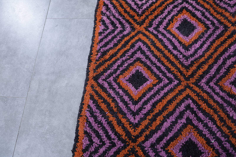 Moroccan Berber Rug - Handwoven 8.1 x 10.2 Feet | Vibrant Geometric Design