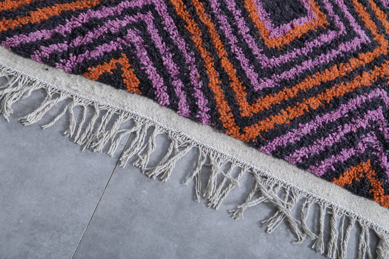 Moroccan Berber Rug - Handwoven 8.1 x 10.2 Feet | Vibrant Geometric Design