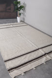 Moroccan berber handwoven kilim 6 FT X 10.4 FT