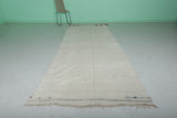 Beige Berber Runner Rug 4.5 X 12.9 Feet