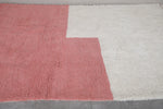 Pink Moroccan Rug - 6 x 9 Feet | Handcrafted Two-Tone Wool Carpet