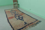 Shaggy Moroccan Runner Rug Pink 2.9 X 7.5 Feet