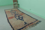 Shaggy Moroccan Runner Rug Pink 2.9 X 7.5 Feet