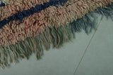 Shaggy Moroccan Runner Rug Pink 2.9 X 7.5 Feet