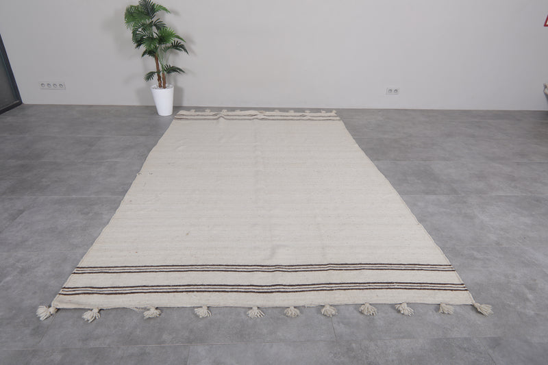 Moroccan rug 6.3 FT X 10 FT - Flat woven rugs