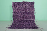 beni ourain rug 4.5 x 6.3 Feet - Purple handmade rug