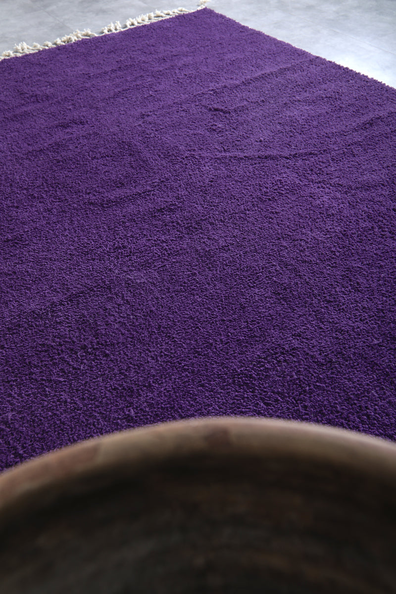 Purple Beni ourain rug - Moroccan custom rug