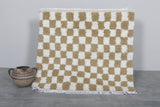 Checkered Beni ourain rug 3.5 X 3.3 Feet