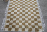 Checkered Beni ourain rug 3.5 X 3.3 Feet