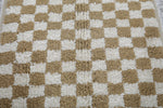 Checkered Beni ourain rug 3.5 X 3.3 Feet