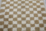 Checkered Beni ourain rug 3.5 X 3.3 Feet